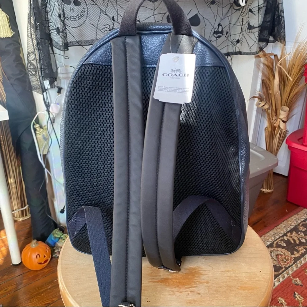 COACH Blue Nylon Backpack - Picture 2 of 5